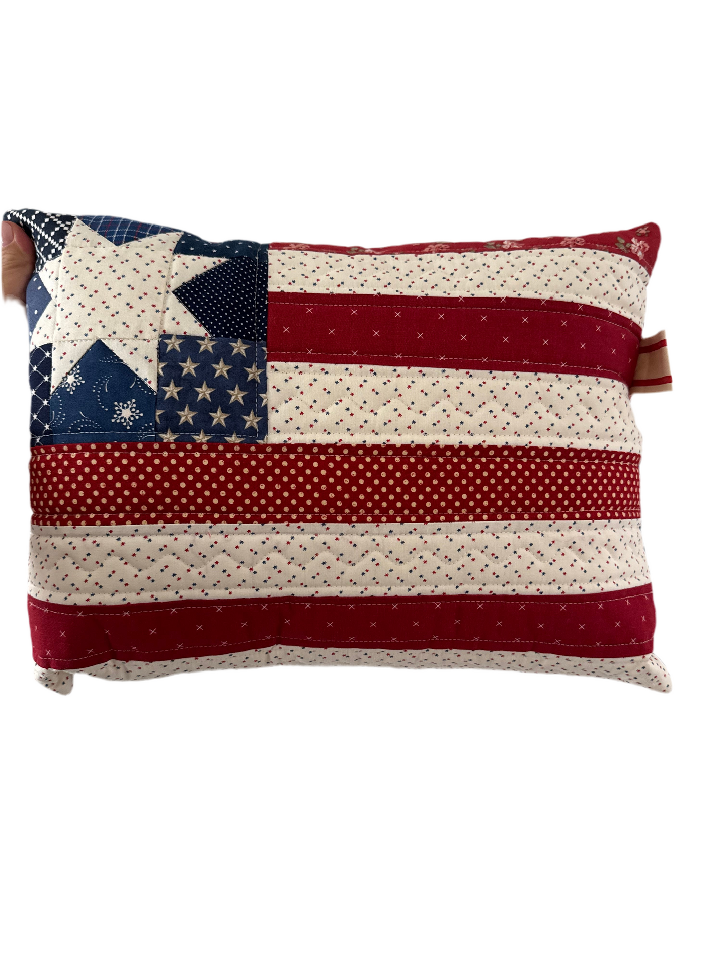 Americana Handmade Accent Pillow