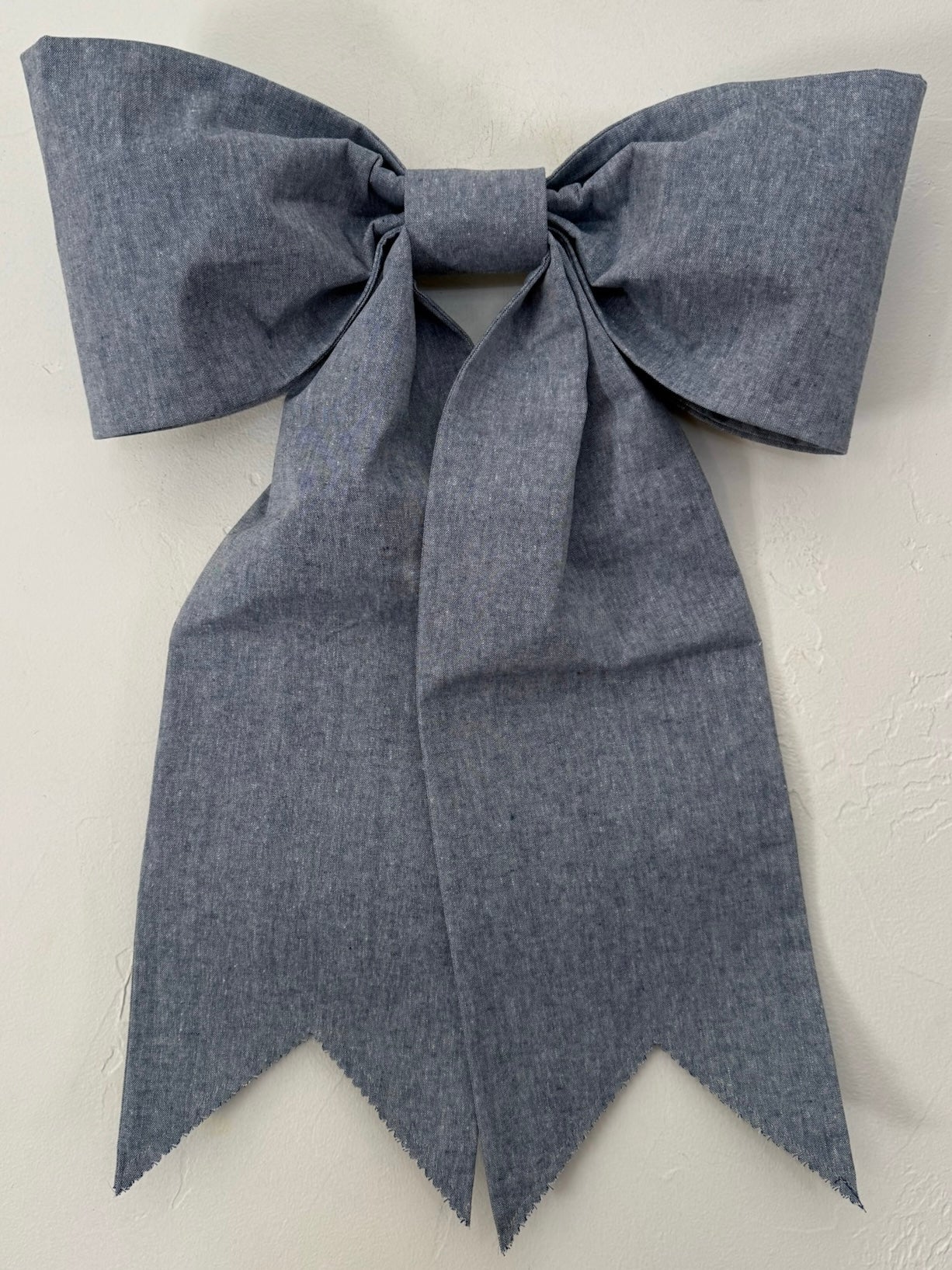 Chambray Essex Linen Grand Bow
