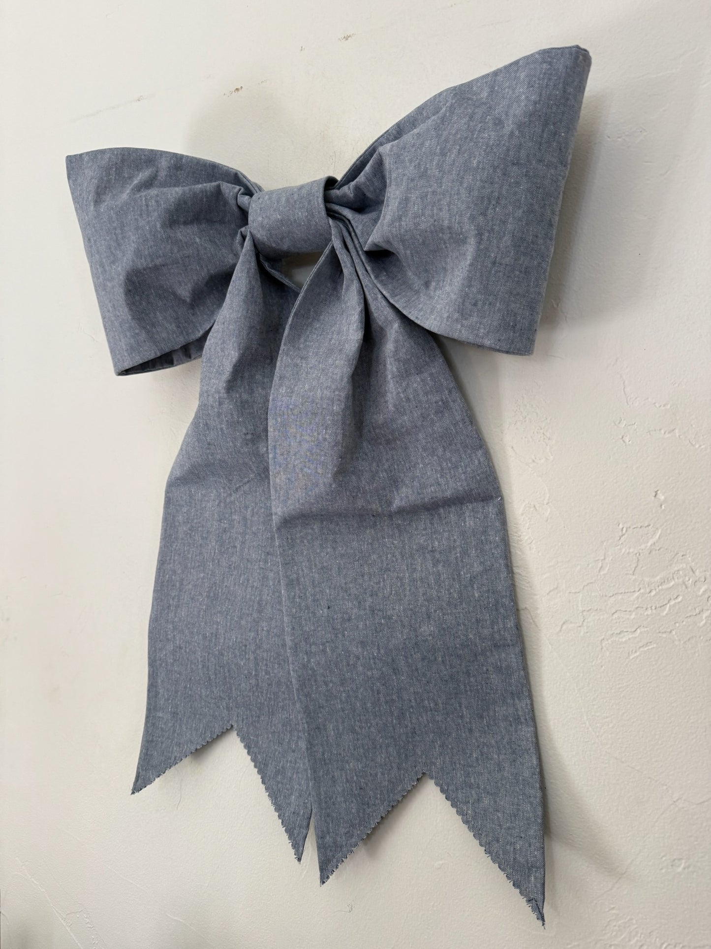 Chambray Essex Linen Grand Bow