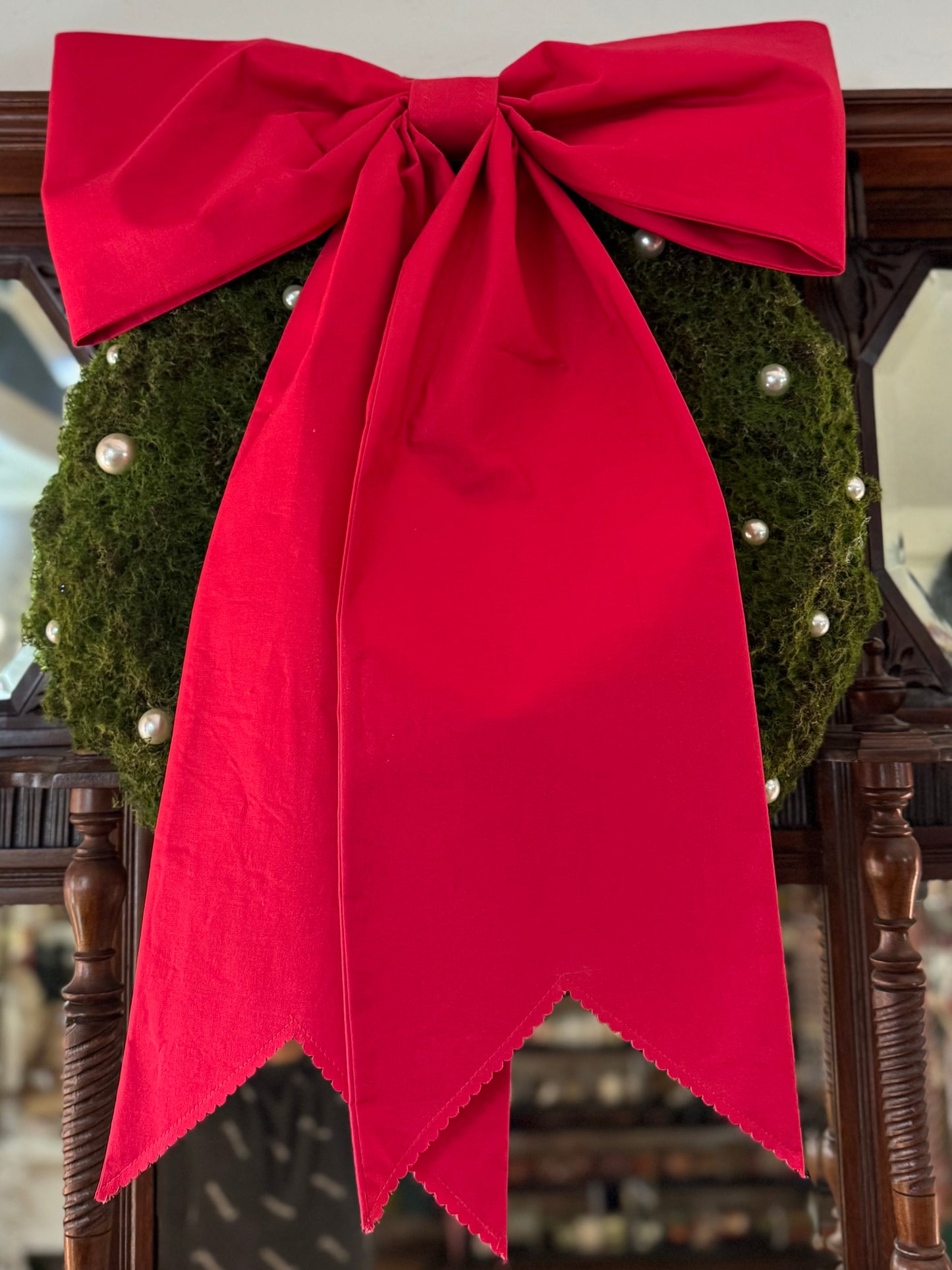 Solid Red Bow