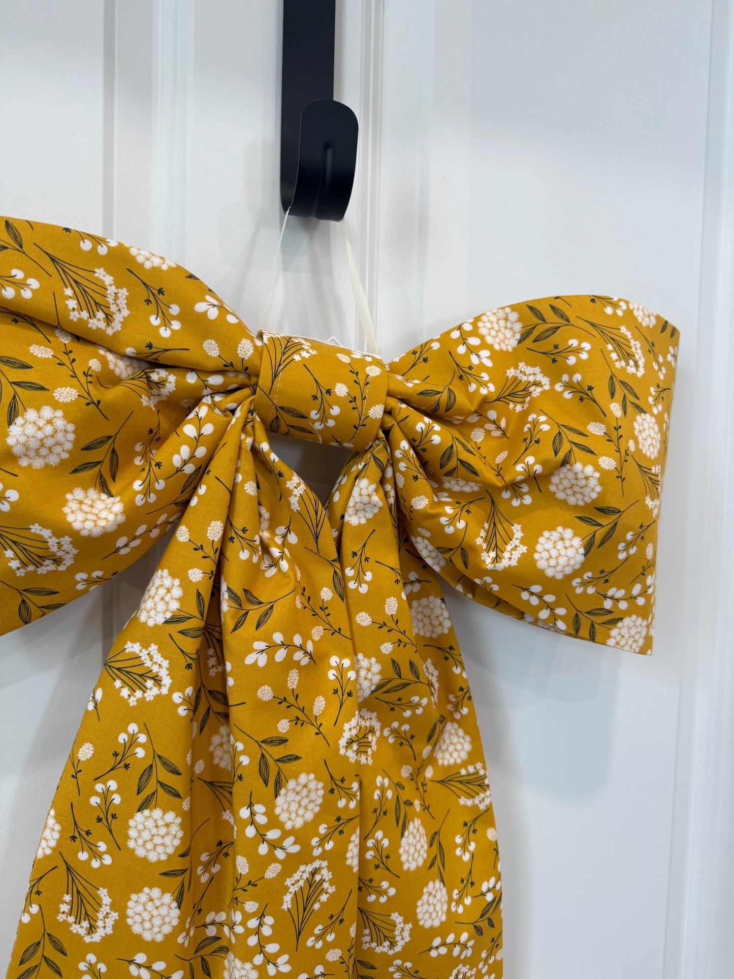 Mustard Floral Grand Bow