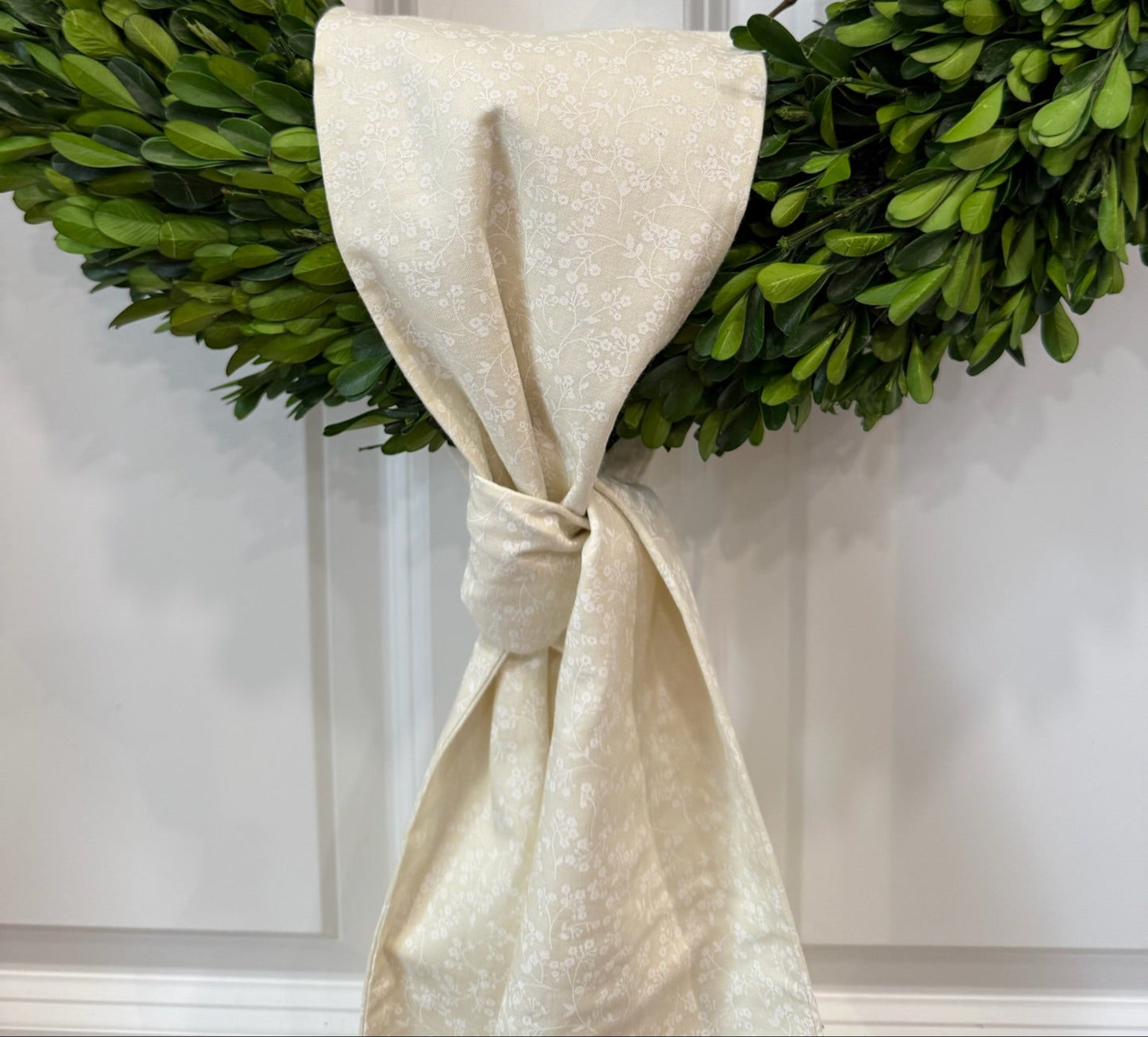 Lauren Oviatt Ivory Floral Sash