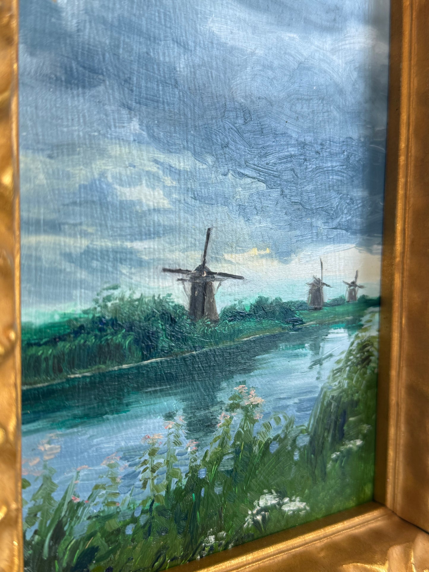 Kinderdijk in Viridian