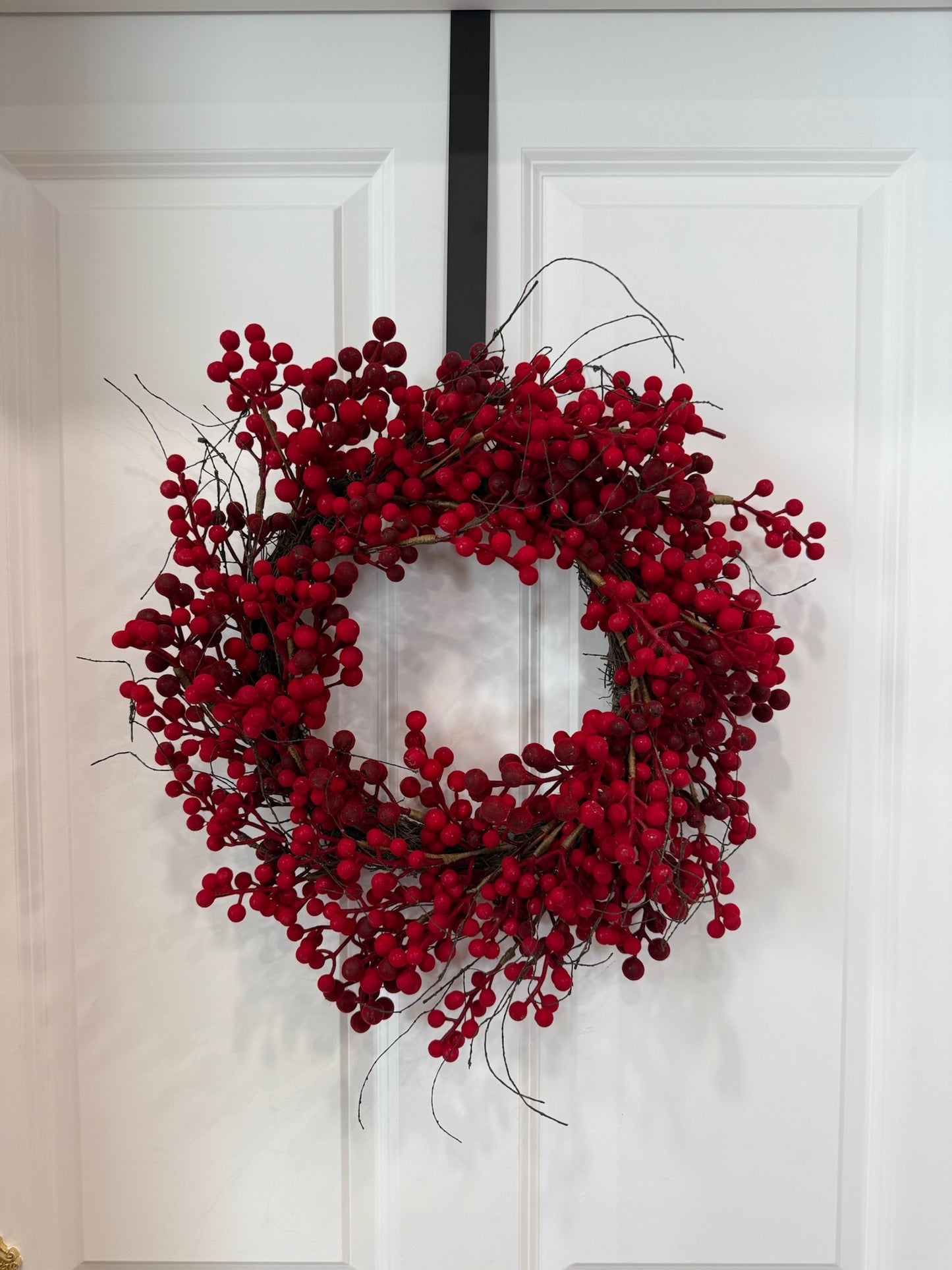 20" Faux Red Berry Wreath
