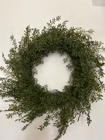 Real Touch Myrtle Leaf Wreath