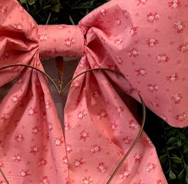 Bright Pink Mini Floral Grand Bow