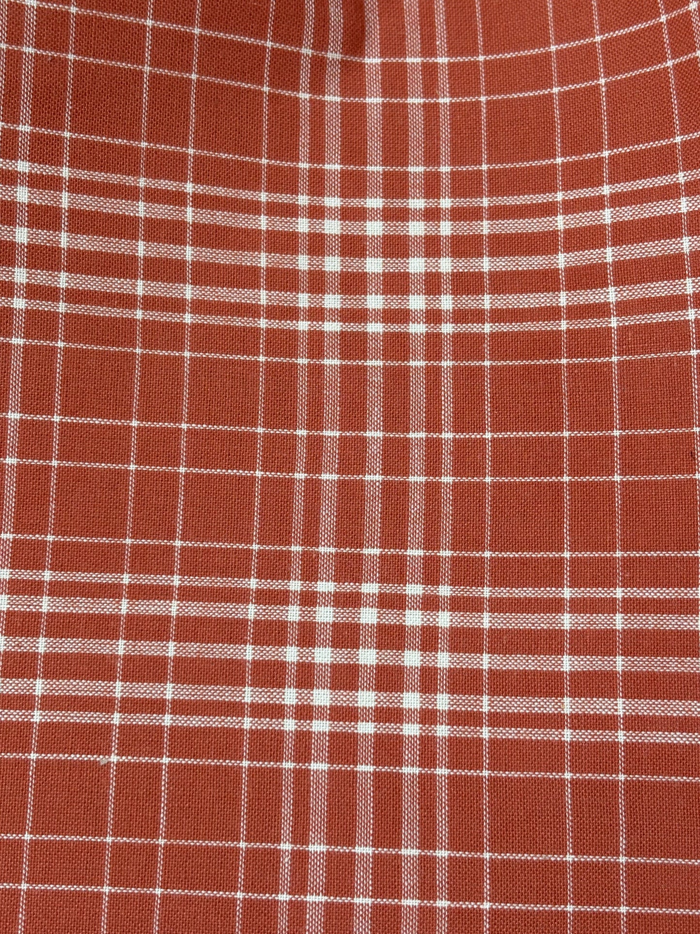 Rust Plaid Grand Bow