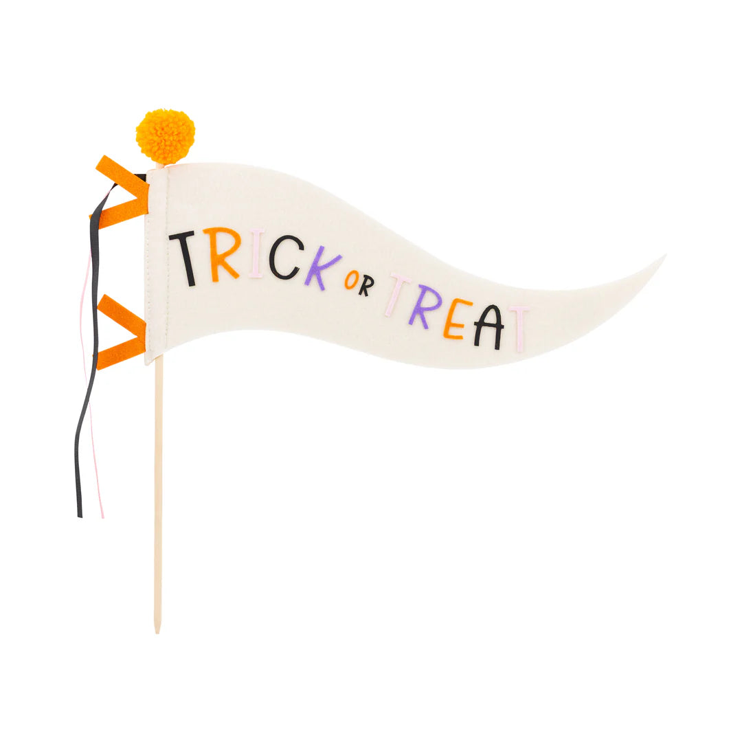 Trick or Treat Felt Pennant