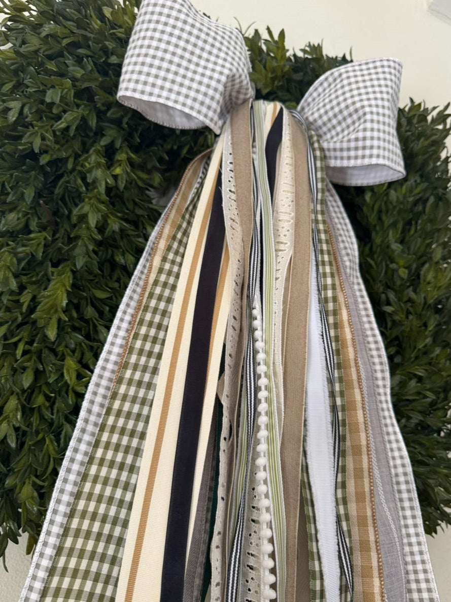 Driftwood Gingham & Stripes