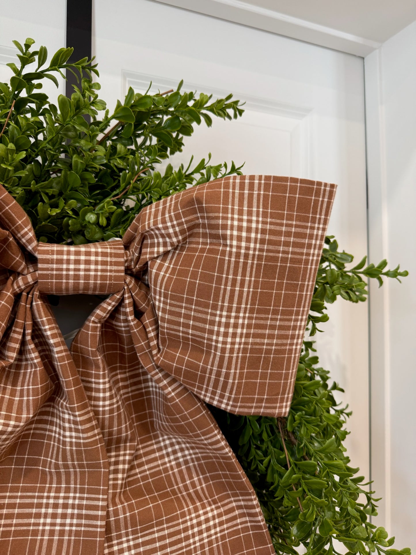 Chestnut Plaid Grand Bow