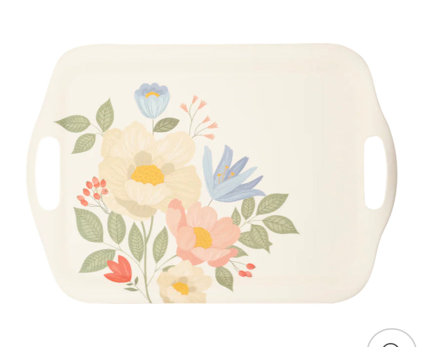 Spring Floral Tray