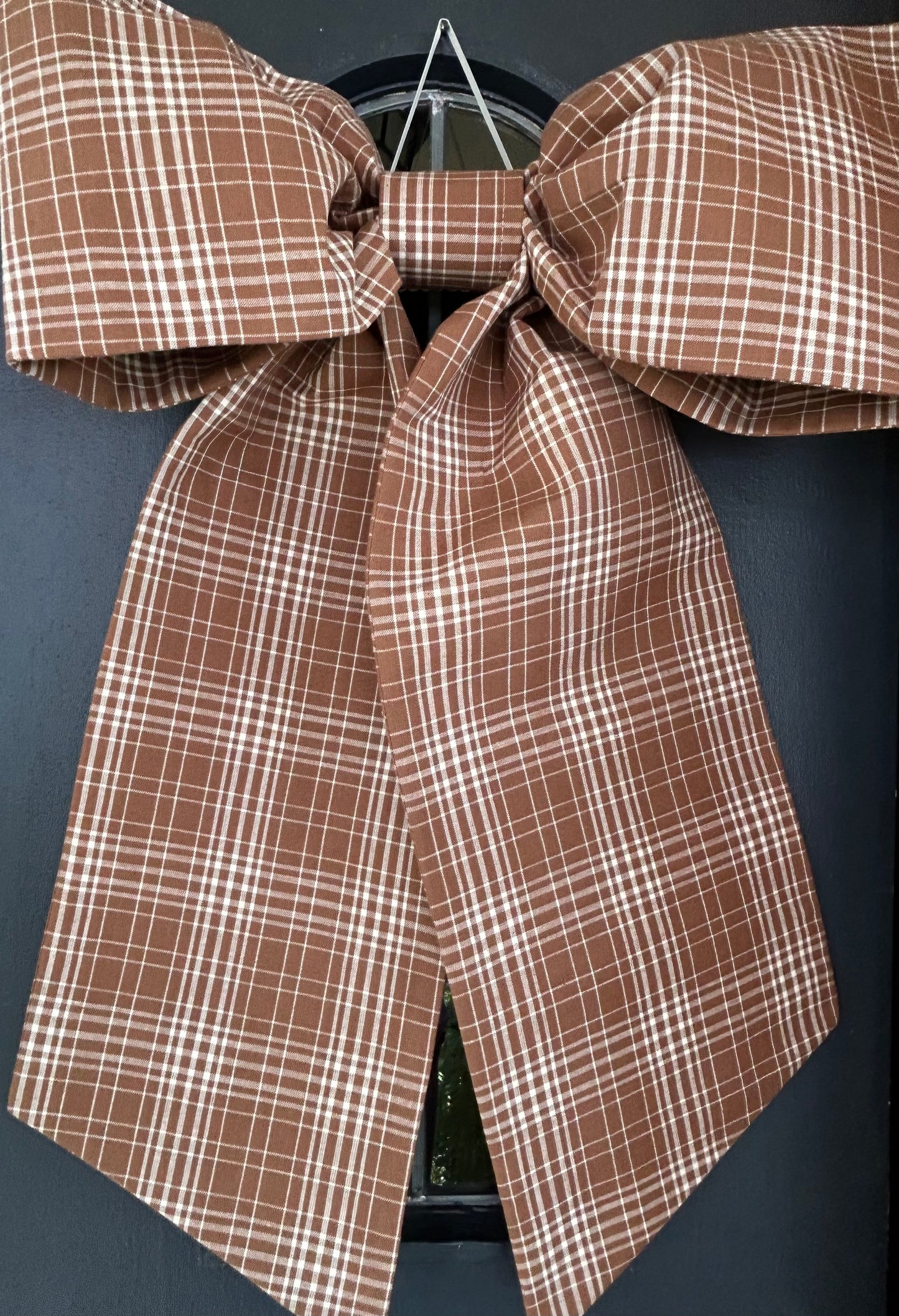 Chestnut Plaid Grand Bow