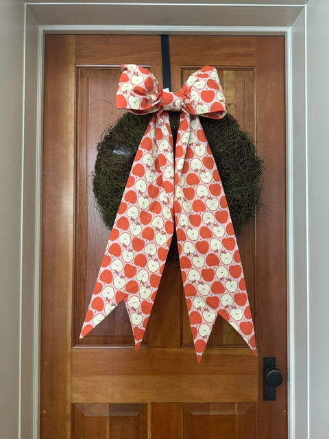 Apple Fabric Bow