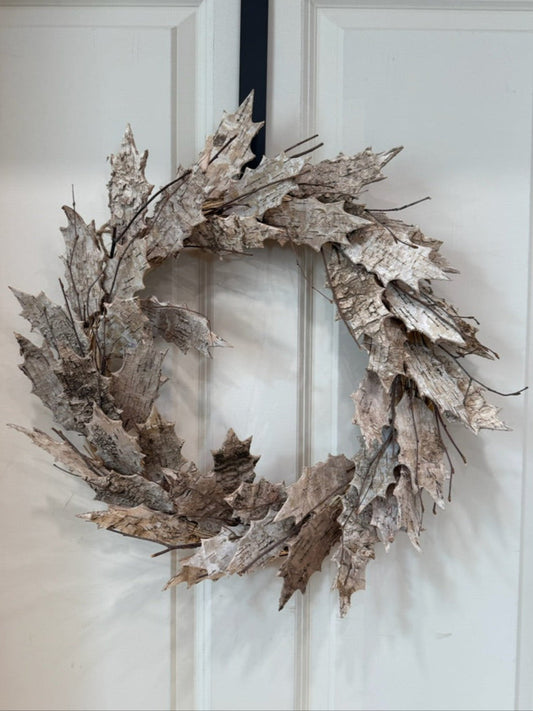18" Wooden Leaf