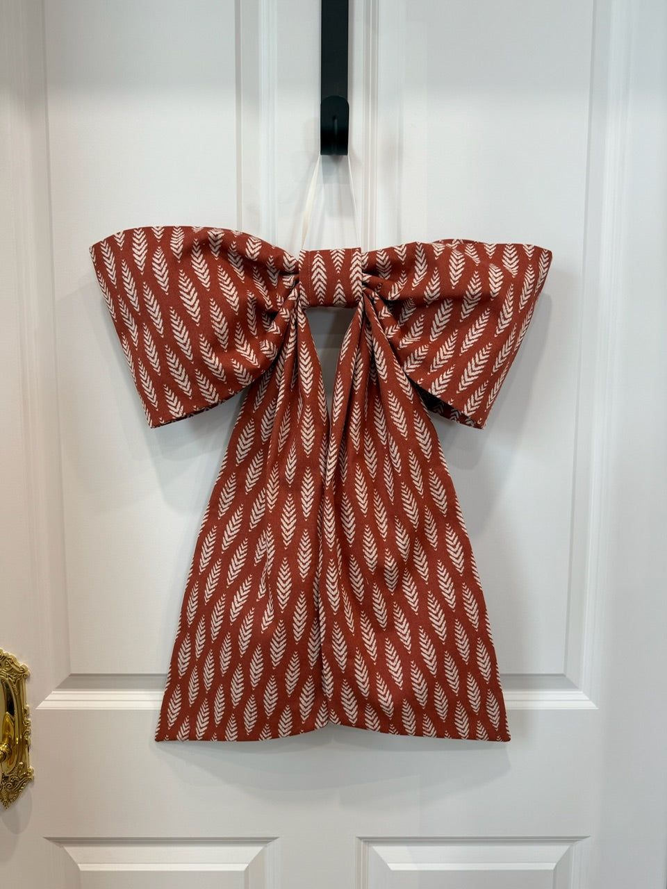 Rust & Cream Accent Grand Bow