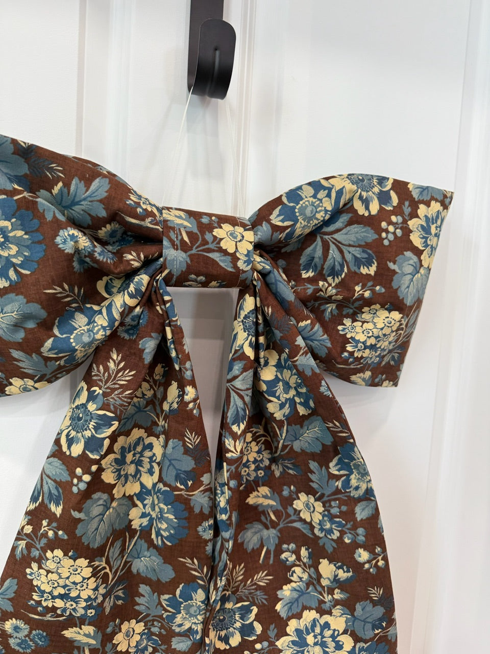 Burgundy & Blue Fall Grand Bow