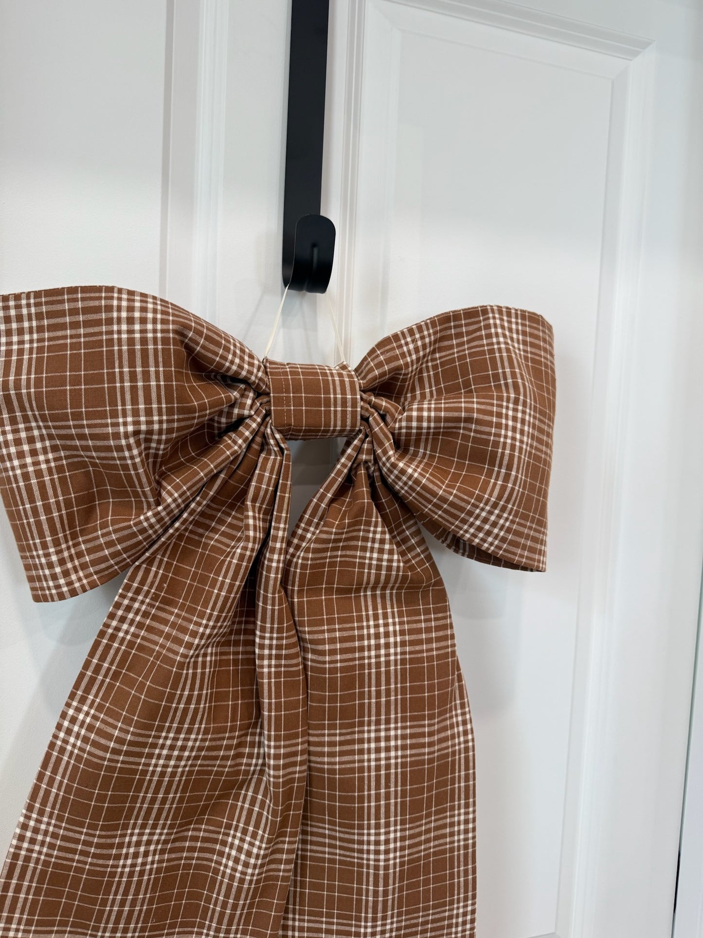 Chestnut Plaid Grand Bow