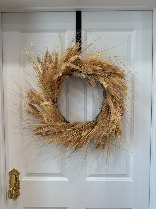 32" Wheat & Wheatgrass Wreath