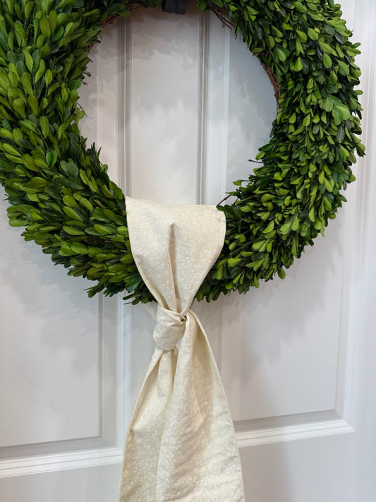 Lauren Oviatt Ivory Floral Sash