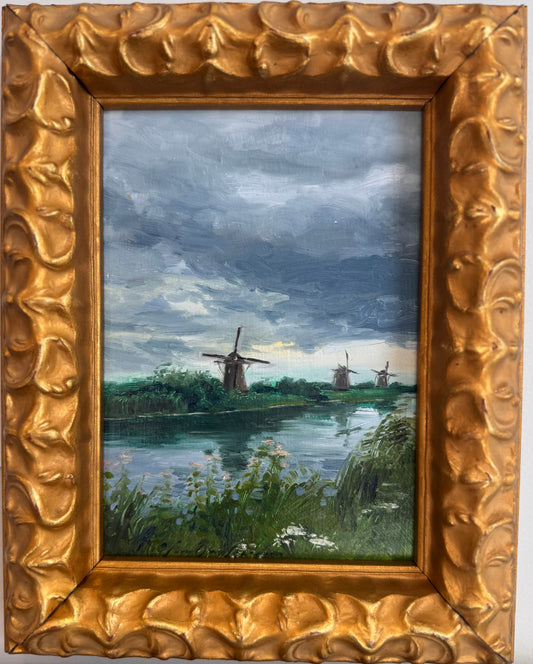 Kinderdijk in Viridian