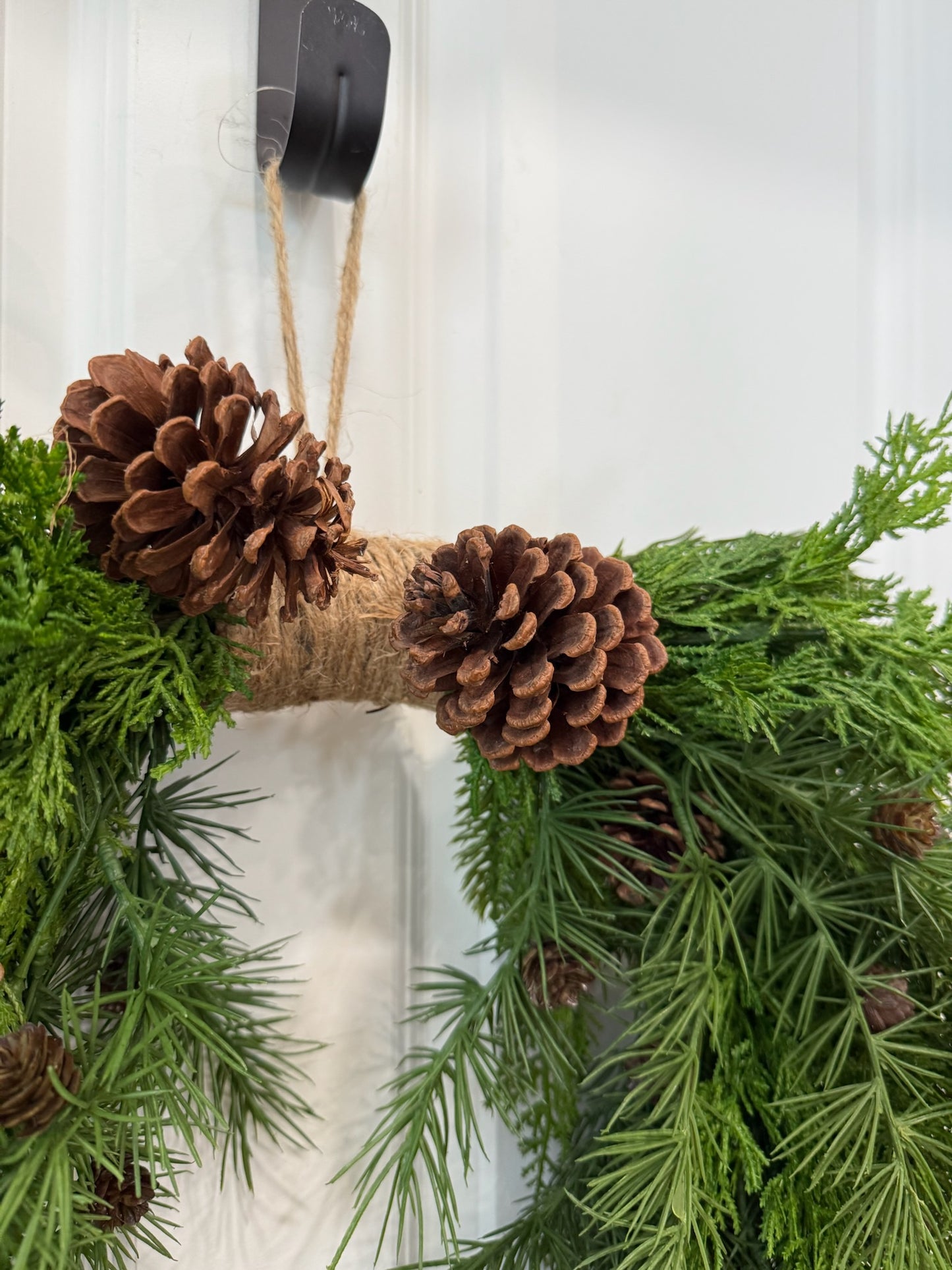 26" Mixed Evergreen with Pinecones