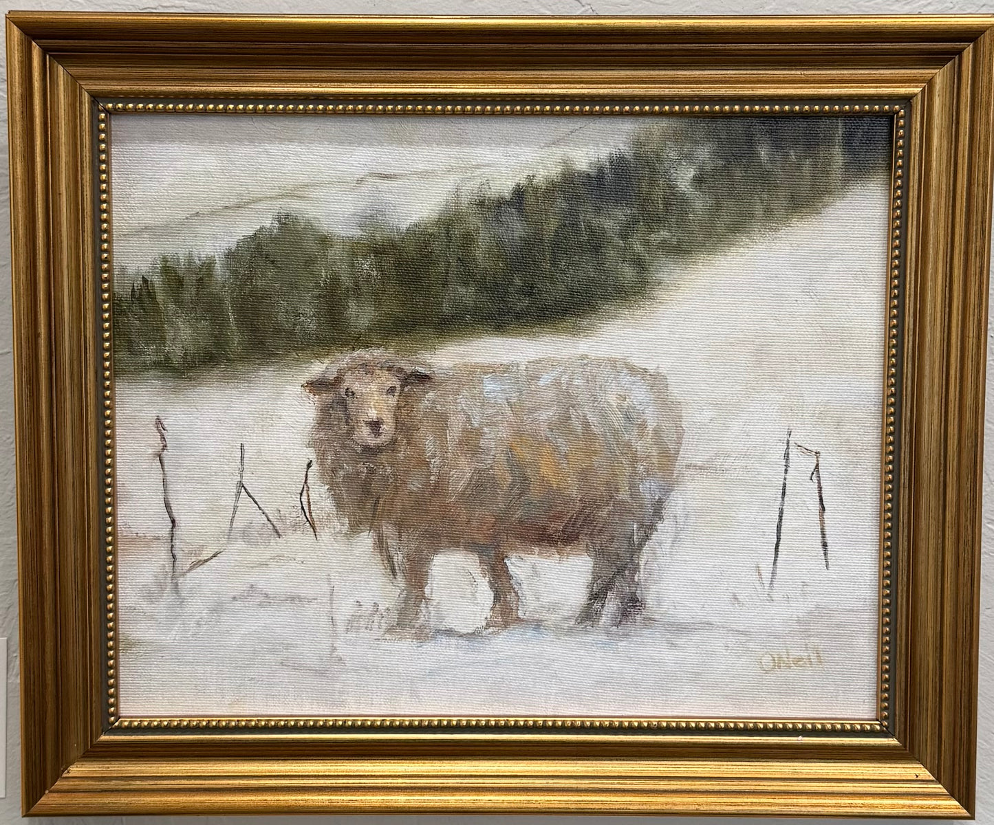 Winter Sheep 8x10