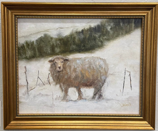 Winter Sheep 8x10