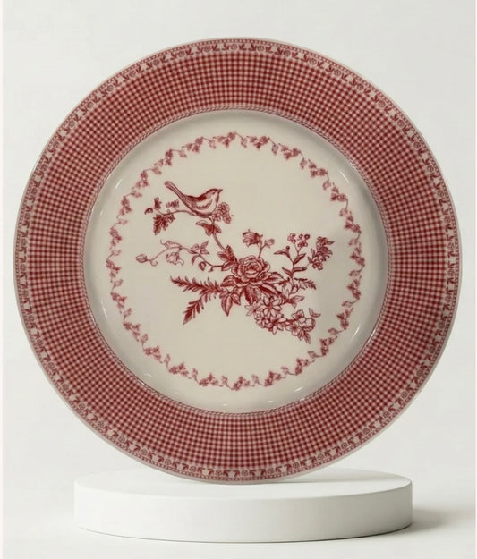 Homestead Red Dinner Plates