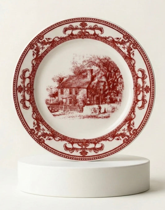 Homestead Red Salad Plates