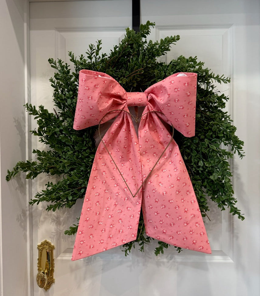 Bright Pink Mini Floral Grand Bow