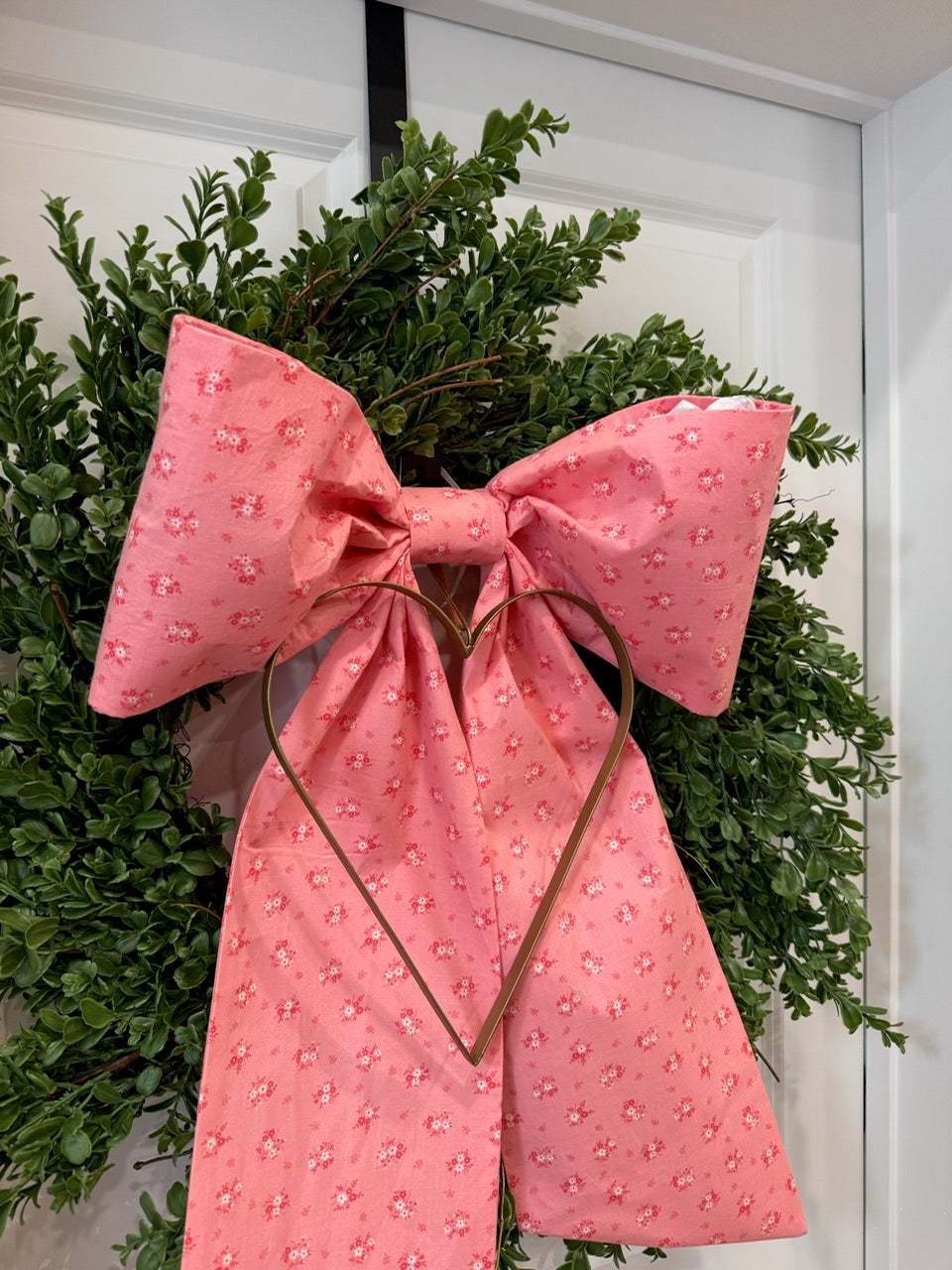 Bright Pink Mini Floral Grand Bow