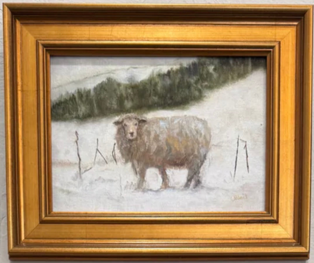 Winter Sheep 5x7