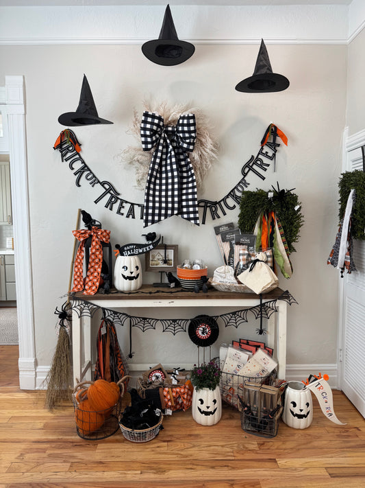 Trick or Treat Felt Banner