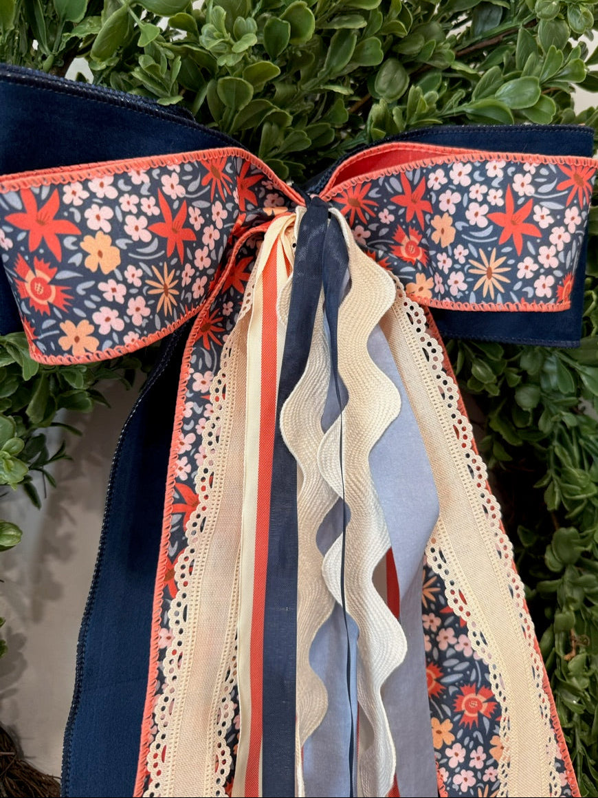 Blush & Midnight Blooms