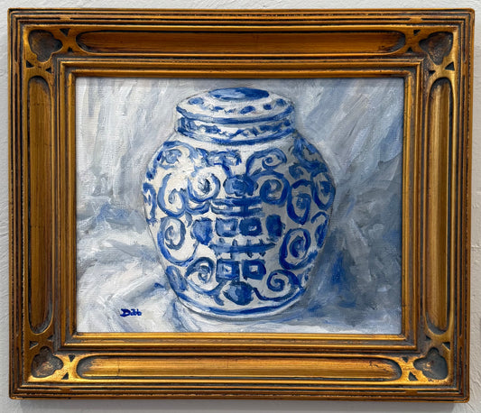 Blue & White Ginger Jar