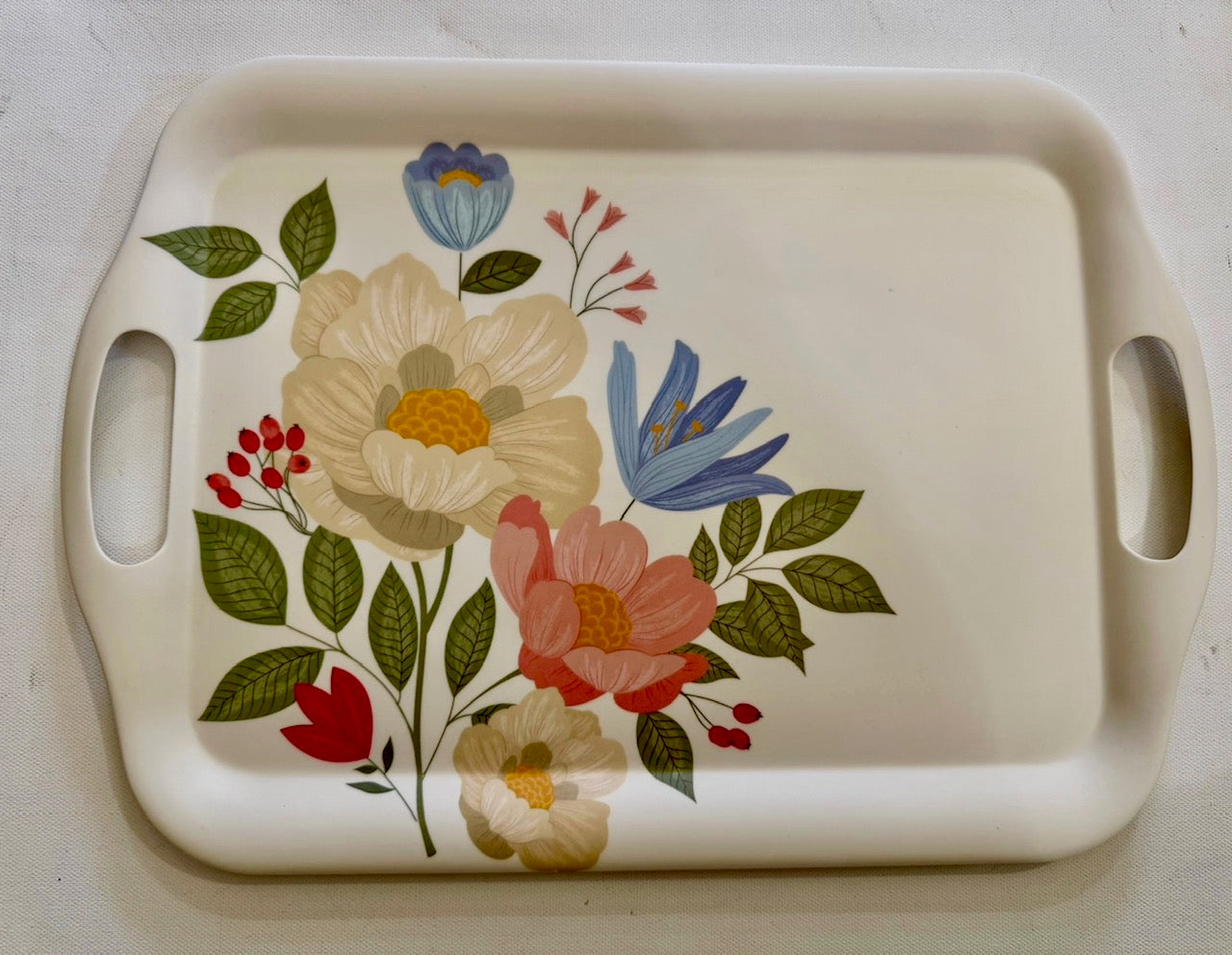 Spring Floral Tray