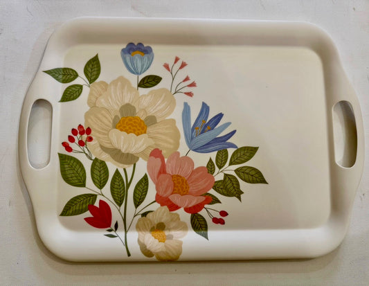 Spring Floral Tray