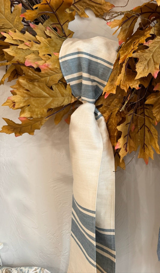 Lauren Oviatt Wedgewood Stripe Sash