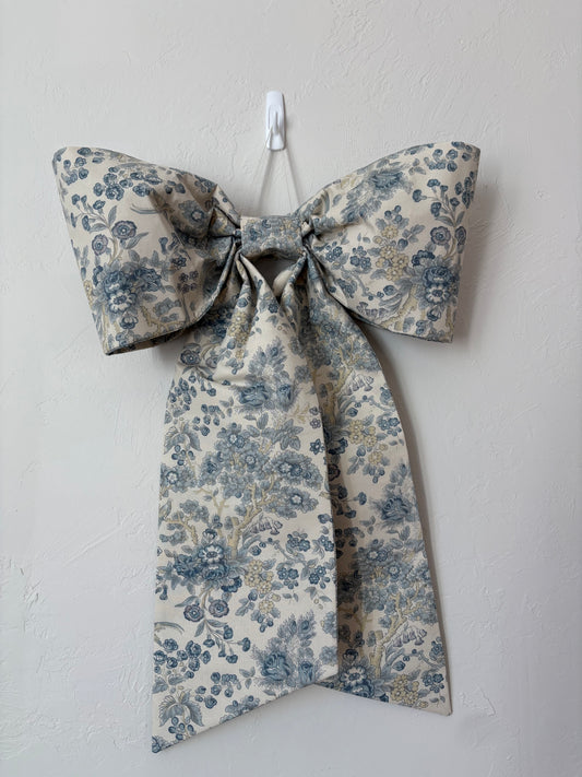 Soft Fall Floral Grand Bow