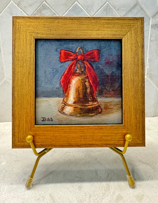 Libby Dibb for Spool House "Bell" 4x4 Framed Giclee