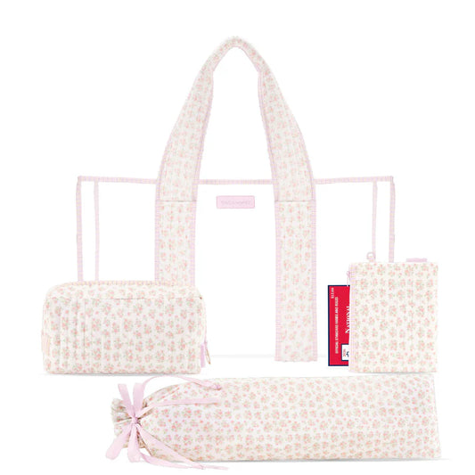Case Mate Mahjong Quilted Ditsy Floral Tote Set
