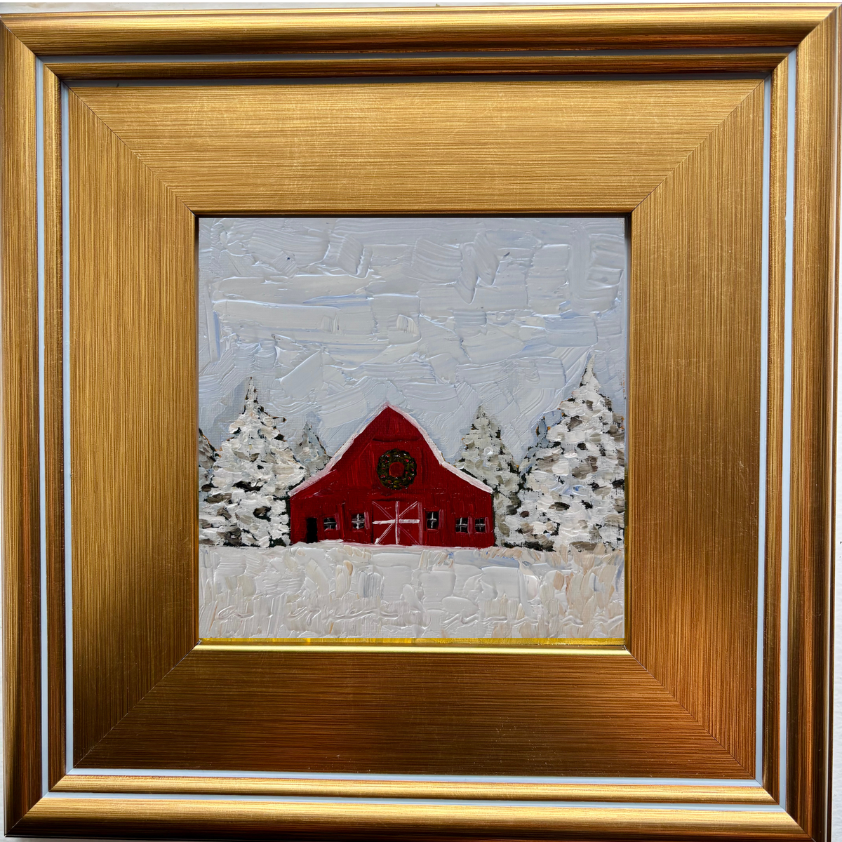 Snowy Holiday Barn